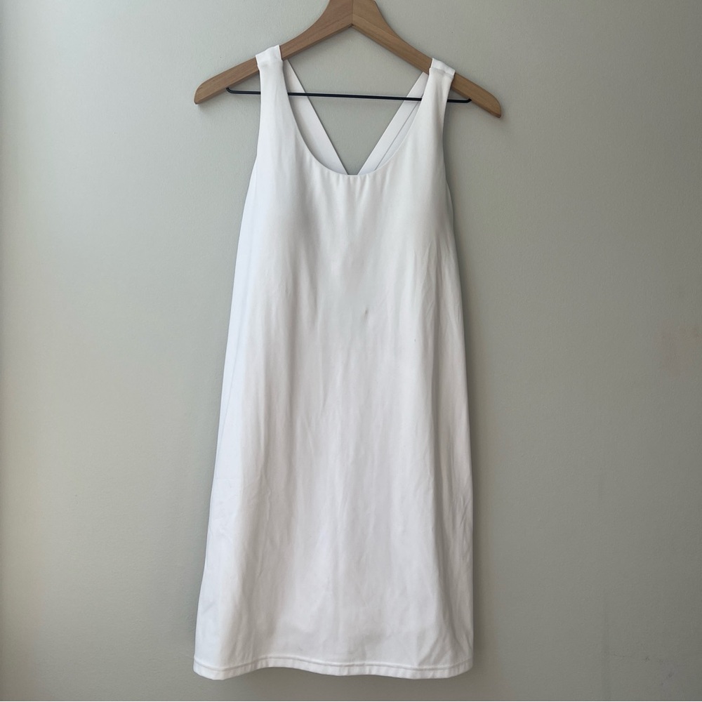 FLX Urban Commuter Affirmation Crossback Dress with Built-In Shorts Medium Long